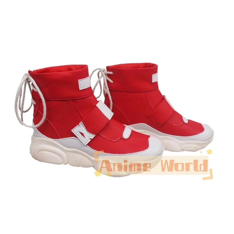 لعبة كيريكو أحذية كوسبلاي حمراء أحذية كرنفال الهالوين مصنوعة حسب الطلب