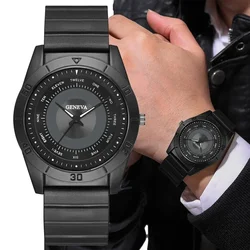 Durable Men's Sport Watch with Shock-Resistant Silicone Strap - Perfect Gift for Active Men