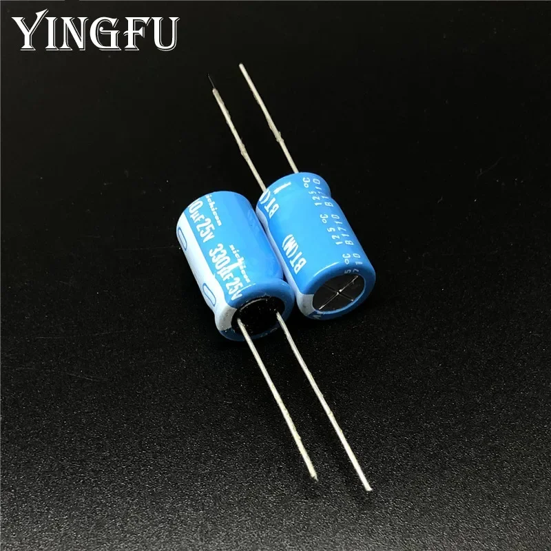 5Pcs/50pcs NICHICON BT Series 10x16mm Highly dependable reliability 25V330uF Aluminum Electrolytic capacitor