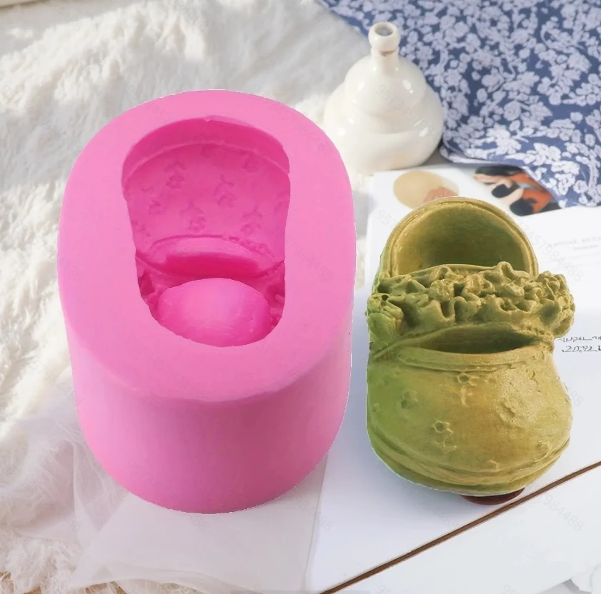 leather shoes Mould Handmade Soap Silicone Molds Gypsum Candle Molds Gift Arts DIY Craft