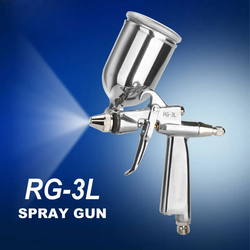 LPH-50 RG-3L Mini Hand Manual Spray Gun  LPH50 HVLP Painting Gun With Cup RG3L Round Pattern For Paint Repair Air Tools