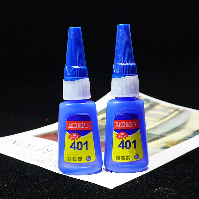 Best 401 Quick dry glue diy crystal drop glue mobile phone case doll adhesive decoration paper box adhesive glue