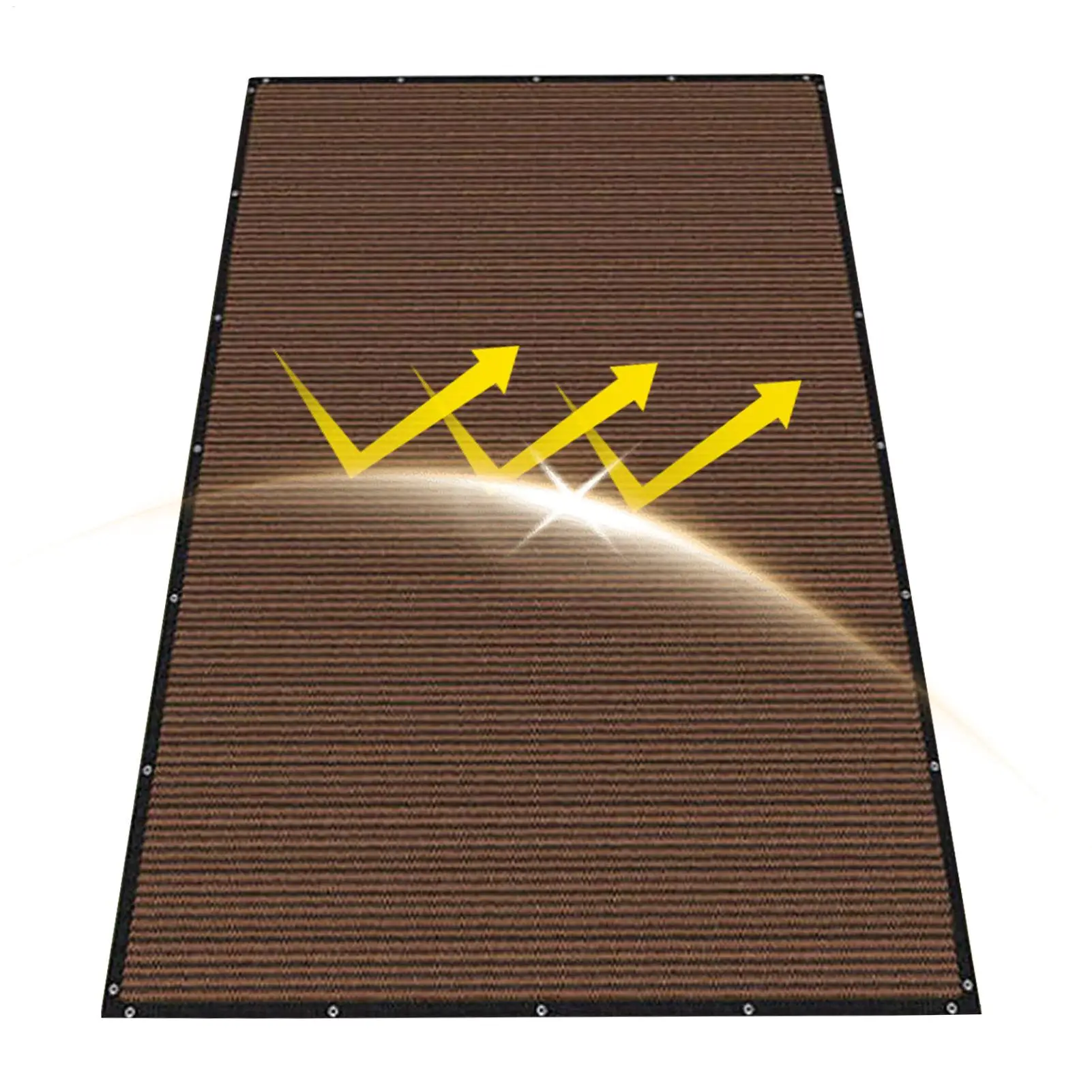 Outdoor awnings Shade nets Shade Cloth UV Block Breathable Mesh Tarp Patio Sun Shade Thicken Sun Shelter Camping Sunshade Sail