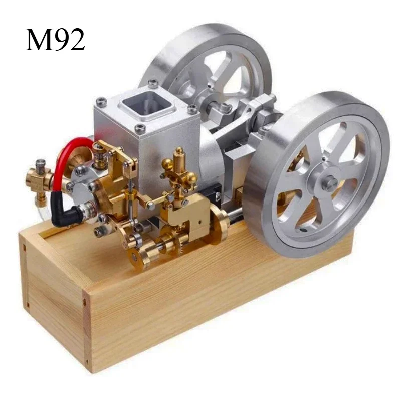 M92 Metal Horizontal Water-cooled Gas versionEngine Single Cylinder Internal Combustion Engine Model with Flywheel Speed Limiter