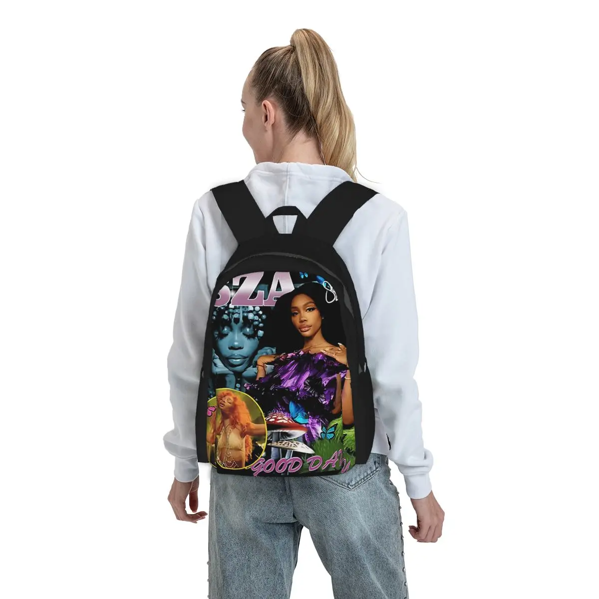 

SZA Album Classic Backpack Student BookBag Children School Bag Computer Shoulder Bags for Men Women