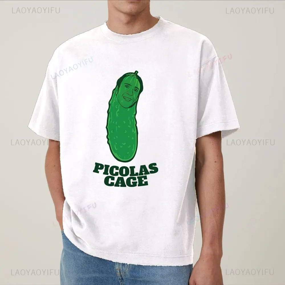 Camiseta con estampado de película clásica de Nicolas Cage - Camisa de manga corta Uniqlo adecuada tanto para hombres como para mujeres - Camiseta de talla grande