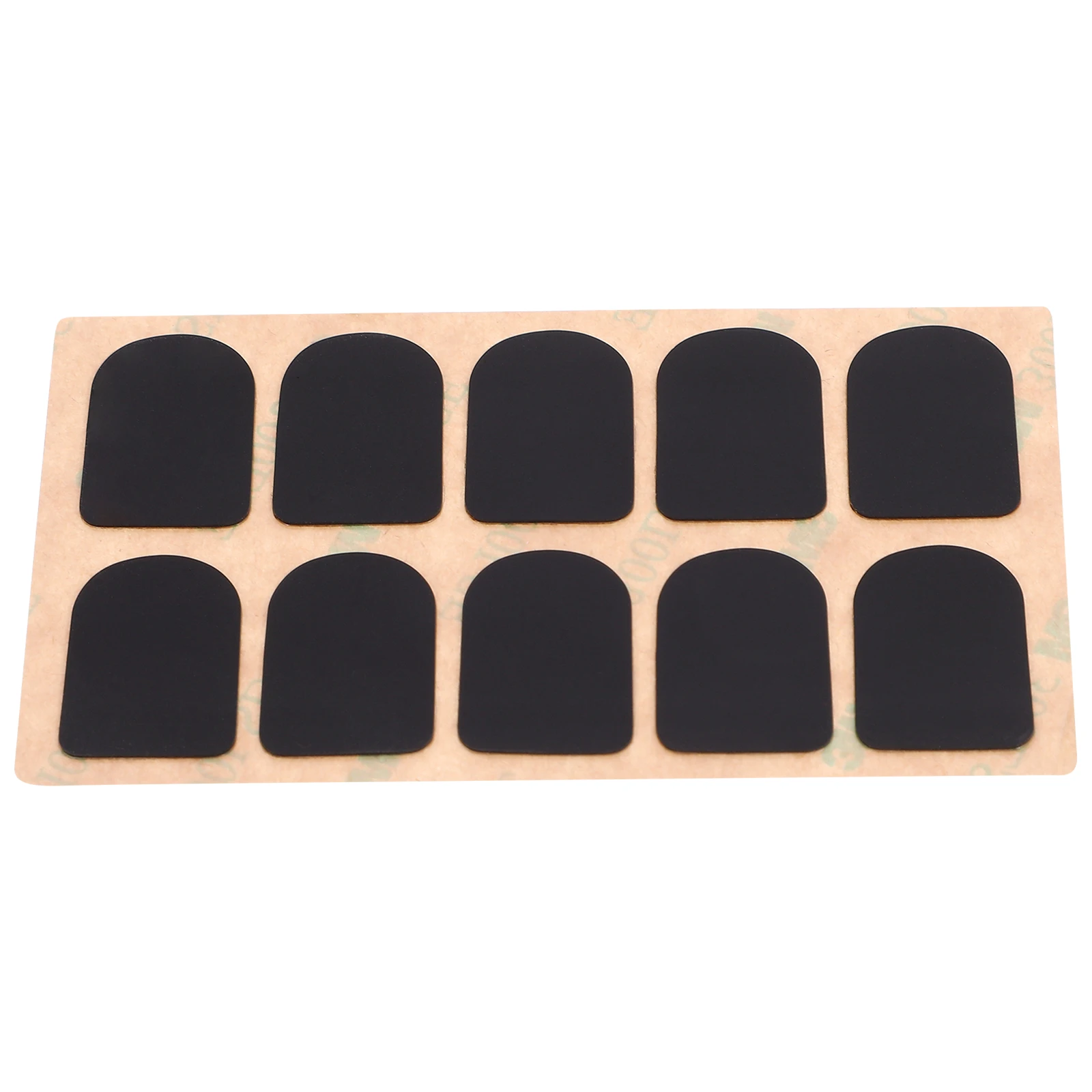 

10 Black Clarinet Mouthpiece Pads Alto Saxophone Silicone Cushions 0 5mm Thick Durable Protective Patch Musical Instruments