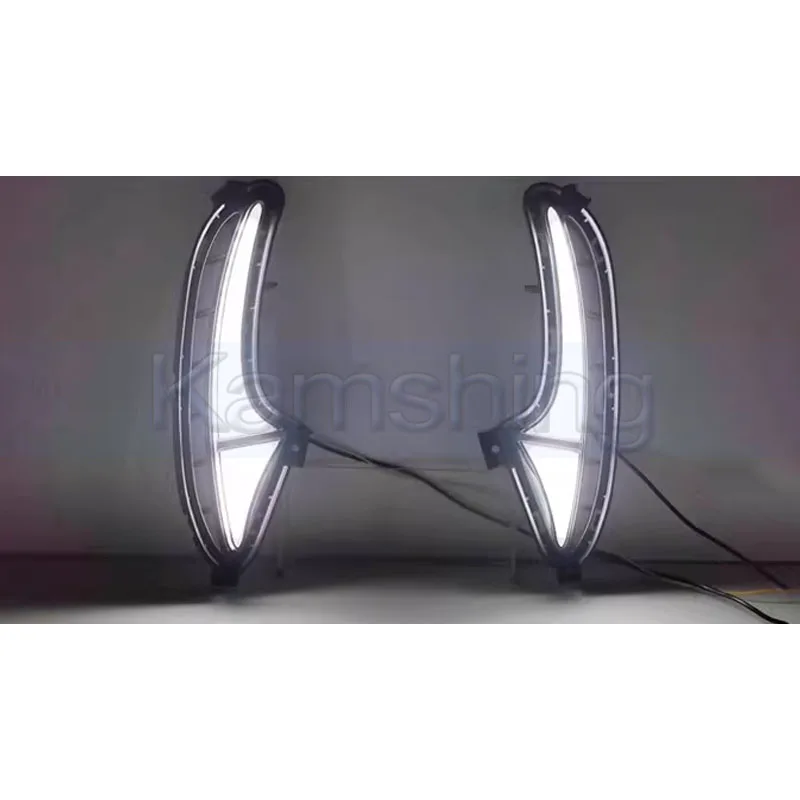 Kamshing 1 Set Modifying LED Daytime Running Light DRL For SAIC MG7 MG 7 2023-2025 Front Fog Light Fog Lamp Daytime Light