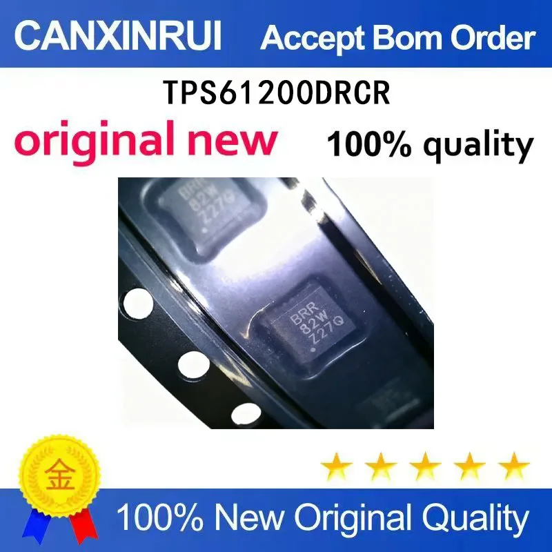 

(5-100 Pieces) TPS61200DRCR TPS61200 silk screen BRR QFN brand new in stock
