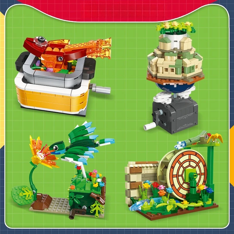 Nuevo taller creativo, bloque de construcción, partículas pequeñas para niños, bricolaje, mini escena de calle, juguete para regalo