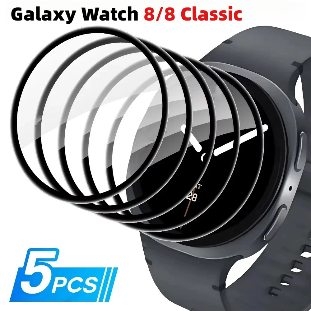 1-3PCS Screen Protector For Samsung Galaxy Watch 8 40mm 44mm TPU Protective Film For Galaxy Watch 8 Classic 46mm Anti-scarch