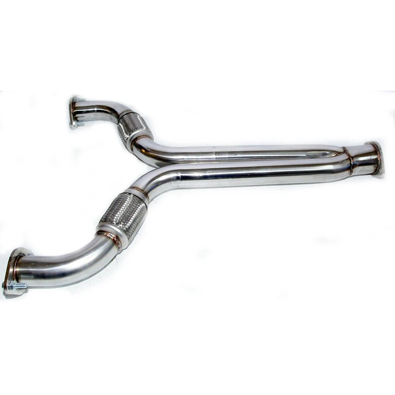 Stainless Header Y Pipe for 03-06 Nissan 350Z G35 Base Coupe 2D VQ35DE V6 3.5L DOHC