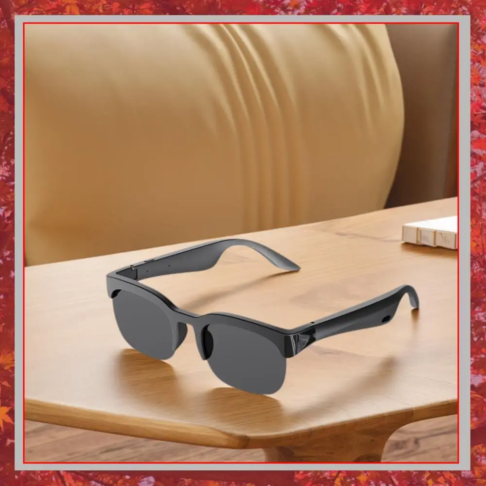 BT Sunglasses AI Translator Hands-Free Music & Calls Audio Glasses UV Protection Outdoor Sports Headphones for Men and Women