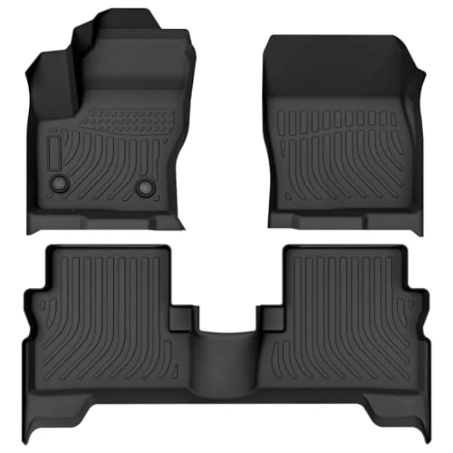 

Всепогодные коврики для Ford Escape 2013-2019 и Ford C-Max 2013-2018, 3D, сверхпрочные, из ТПЭ, полный комплект для 1-го и 2-го рядов, резиновые