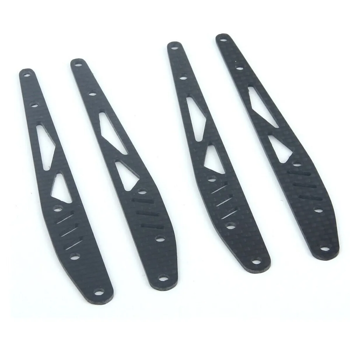 LCX Racing 1/10 RC voiture sur chenilles en Fiber de carbone lien inférieur arrière plaque de renfort pour Axial RBX10 RYFT mises à niveau pièces accessoires