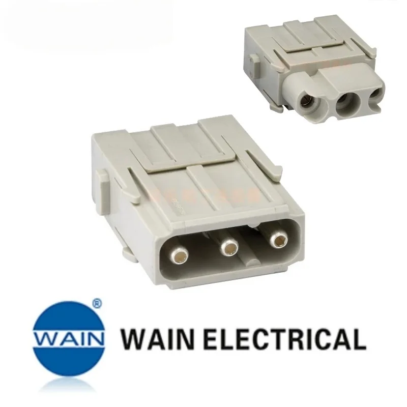 Hmk-003.1-F Hmk-003.1-M (2.5-8mm²) Wain Printing Machine Uv Machine Aviation Plug High Voltage High Current 3P Module Plug Male and Female Connector