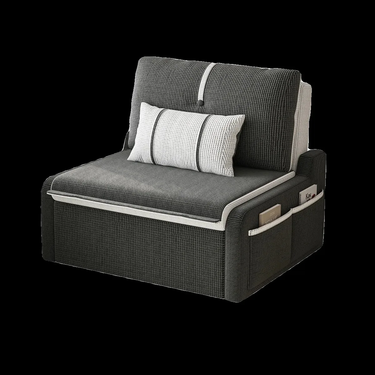 

Sofa bed foldable dual-purpose balcony without armrests multi-functional small apartment fabric single bed 2024 new