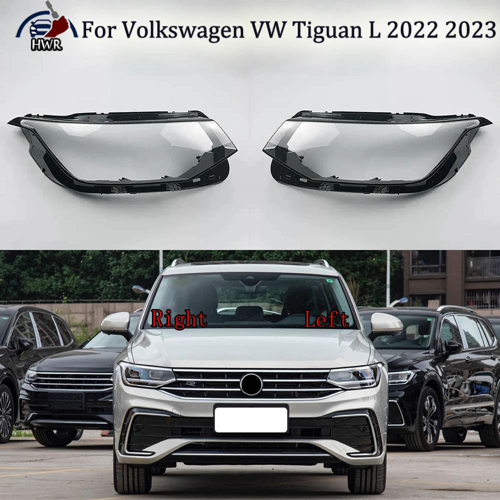 

Front Lamp Shade Headlight Mask Shell Transparent Cover Lens Replace The Original Lampshade For Volkswagen VW Tiguan L 2022 2023