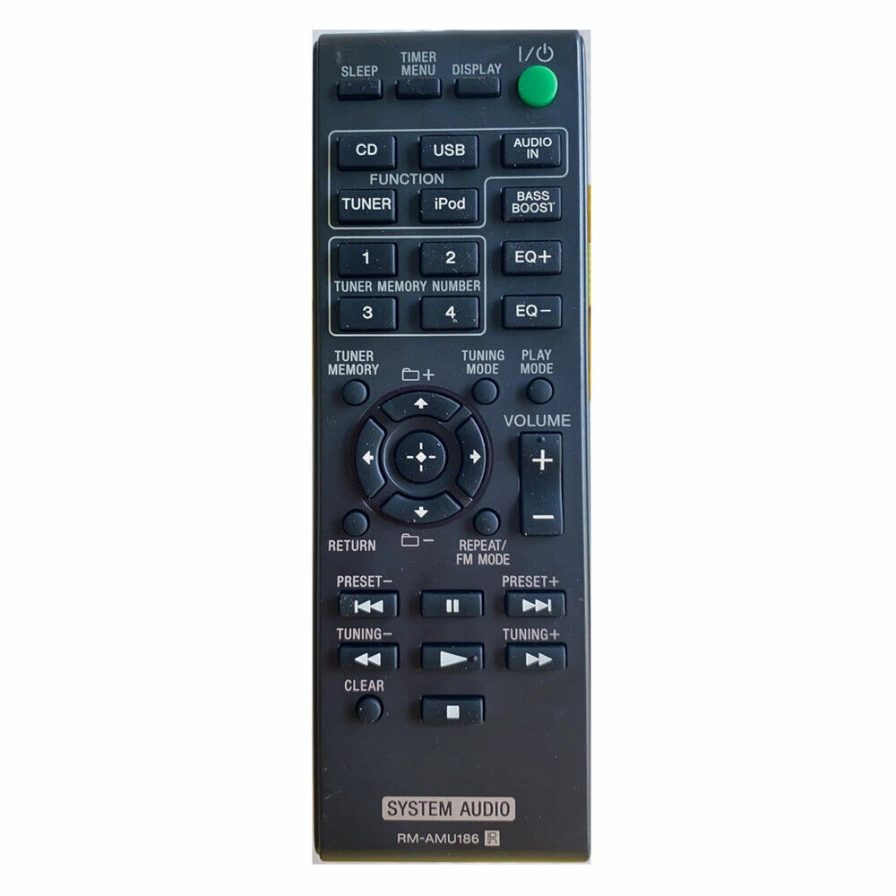 New Original RM-AMU186 For Sony System Audio Remote Control MHC-EC919iP EC919iP