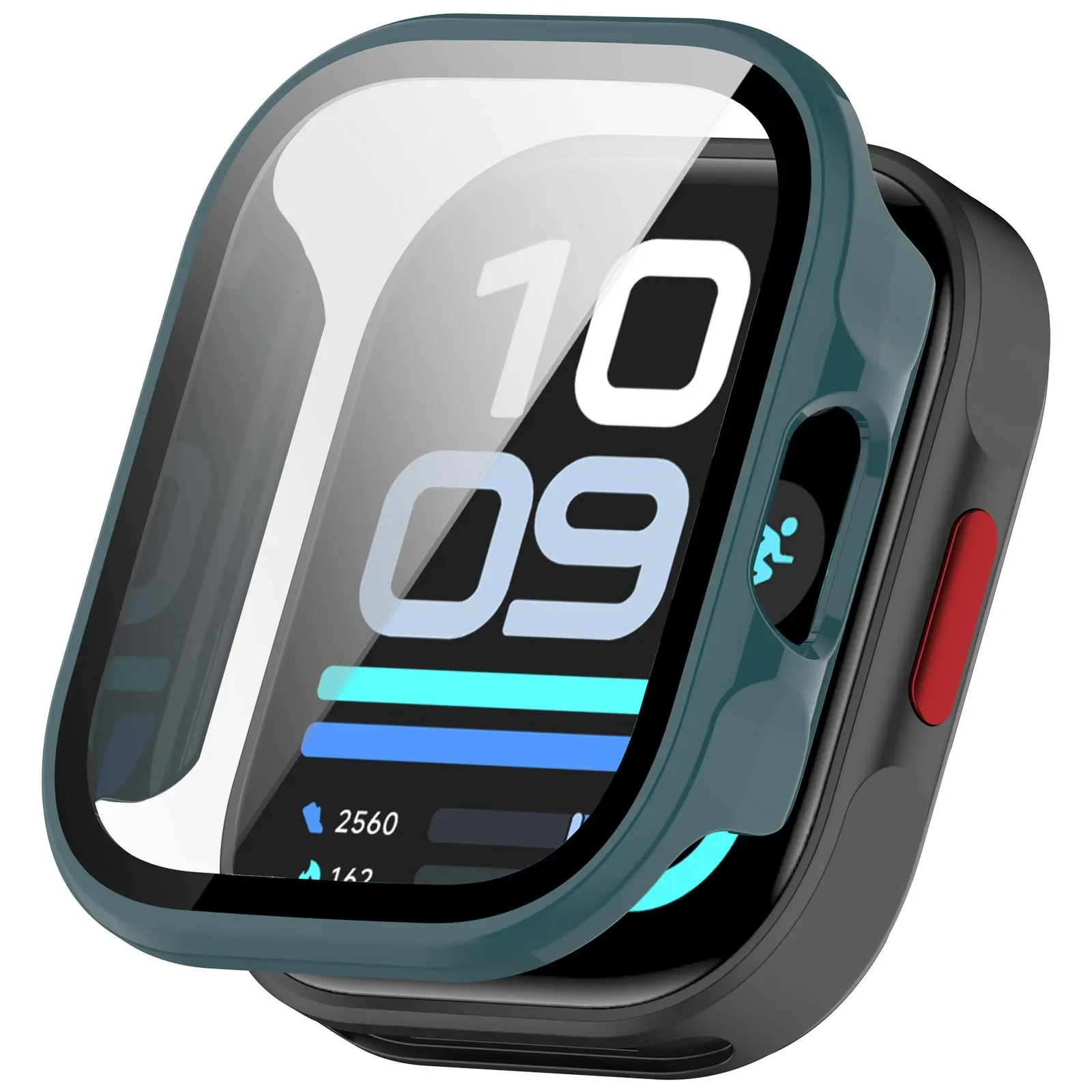 Tempered Glass+PC Case For Redmi Watch 6 Active 6 Lite Full Covering Bumper Shell Screen Protector Cover For Redmi Watch 6 Lite