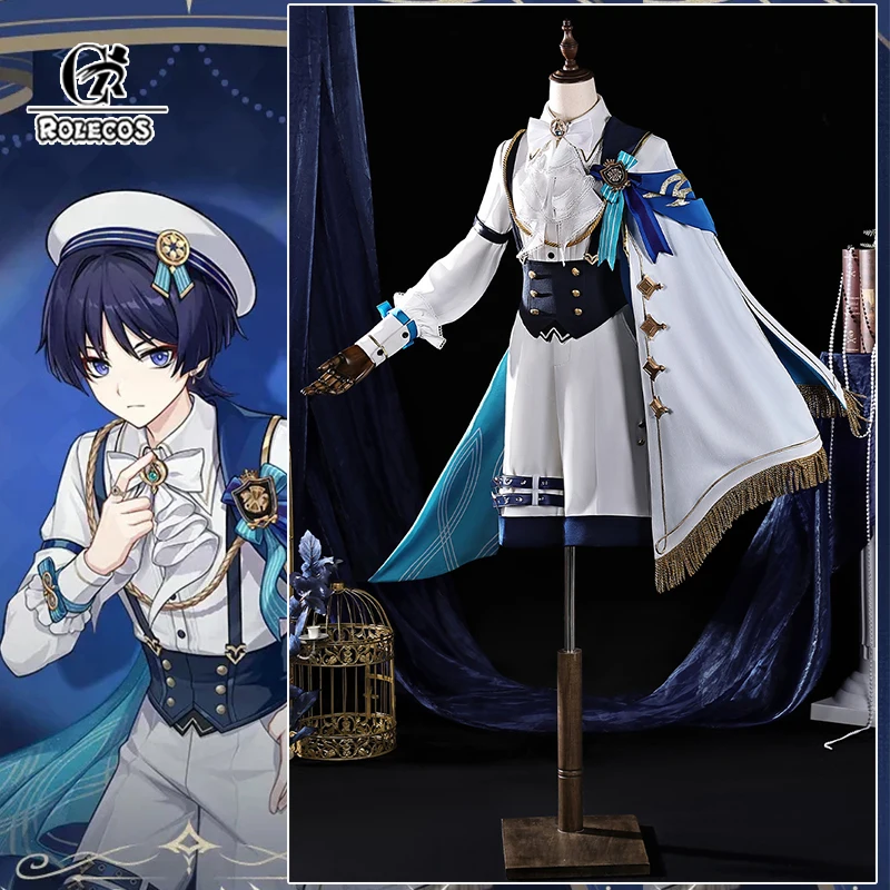 

ROLECOS Game Genshin Impact Resplendent Feast Scaramouche Cosplay Costume Fanart Men Halloween Party Suit New Skin