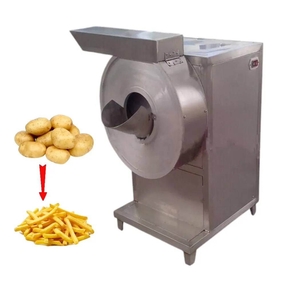 French Fries Cutting  Machine Automatic Potato Strips French Fries Cutting Machine Small Potato Chips Cutting Machines