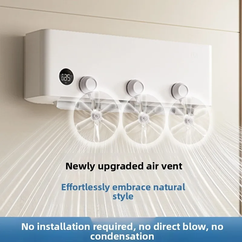 Adjustable AC Air Deflector Fan No-drill Wind Shield for Home Split Air Conditioner Anti-direct Blow