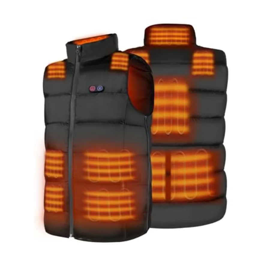 

Dr. Prepare Heated Vest for Men Heated Vest Women Mens Heated Jacket with Adjustable Sizes Battery Pack Not Included