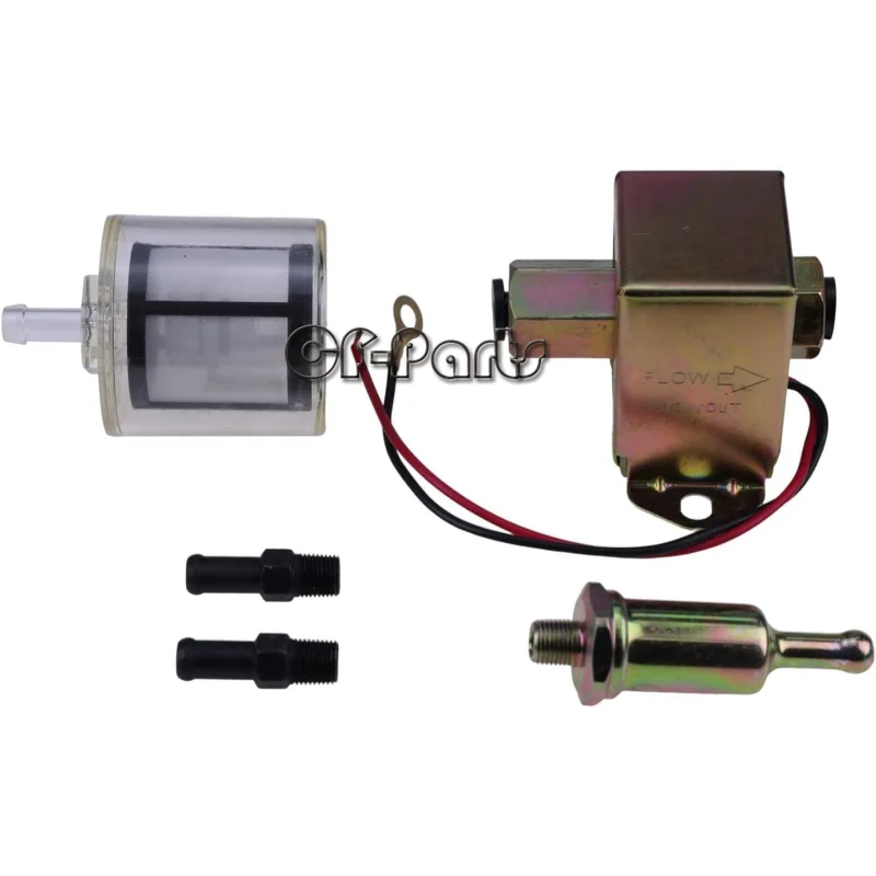 12V Fuel Pump 416-5886 &Filter 416-5884 For Caterpillar 226D 232D 242D 272D 239D