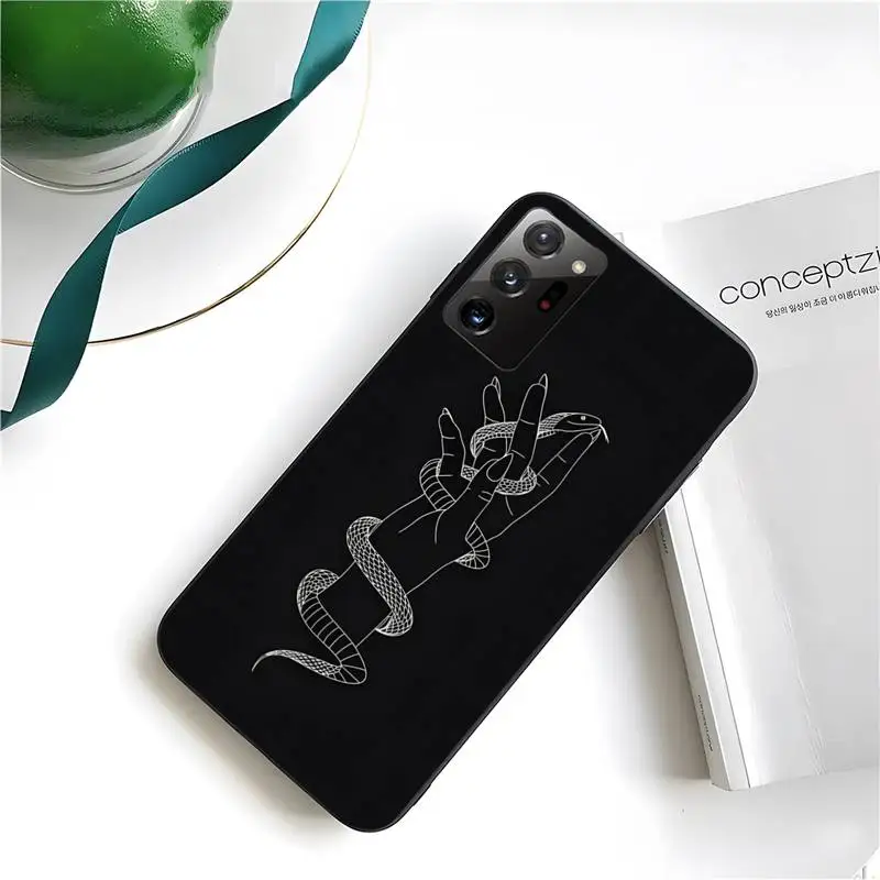 Animal Snake Horror Phone Case for Samsung J5 J7 2016 J6 J4 Note 10 Plus Lite 9 8 20 Macia Soft Silicone Shockproof Design Cover