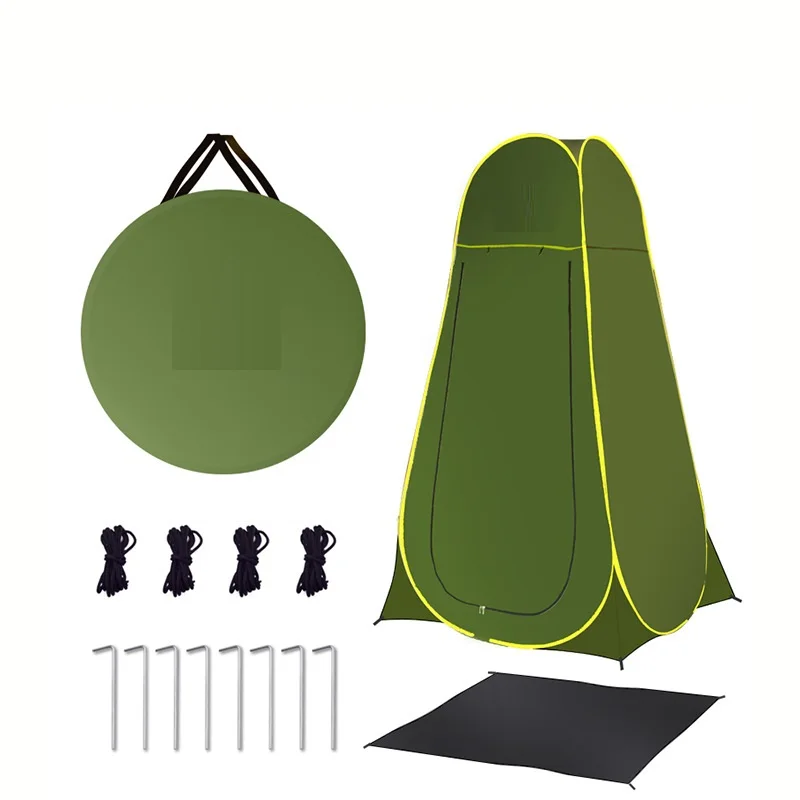 

Hot Selling Customized Automatic Outdoor Camping Shower Pop Up Tent Round Dome Tent