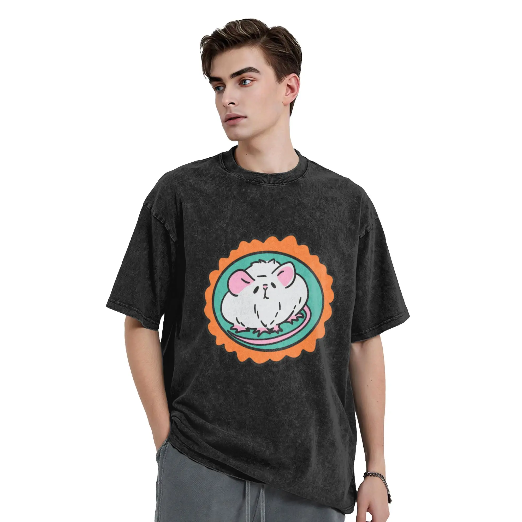 Little Fatty  Classic Chic A Vintage Oversized Cotton Unisex T-Shirts