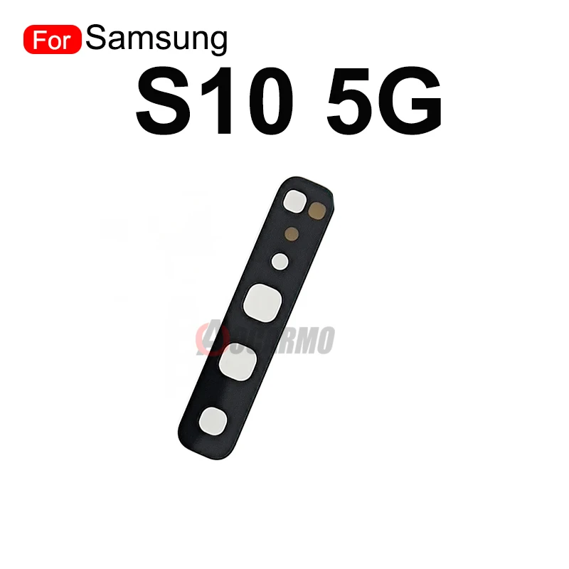 Black Silver Gold For Samsung S10 5G Back Rear Camera Lens With Frame Repair Replacement Part