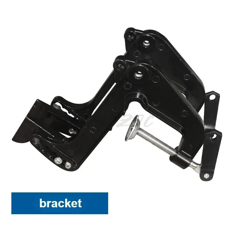 Dıştan Takma Motor Pervane Benzinli Çim Biçme Makinesi Modifiye Braketi Dört zamanlı şişme bot Balıkçı Teknesi Kayık Braketi