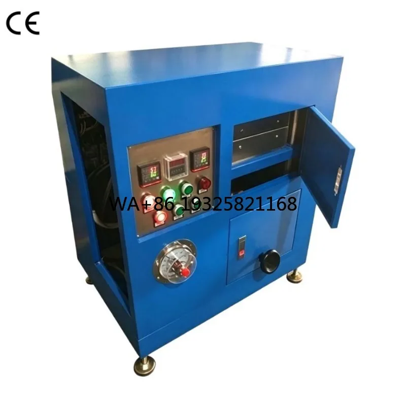 1T Automatic Lab Touchscreen Platen Vulcanizing Press Rubber Plastic Curing Test Machine Electric Heating Hydraulic Vulcanizer