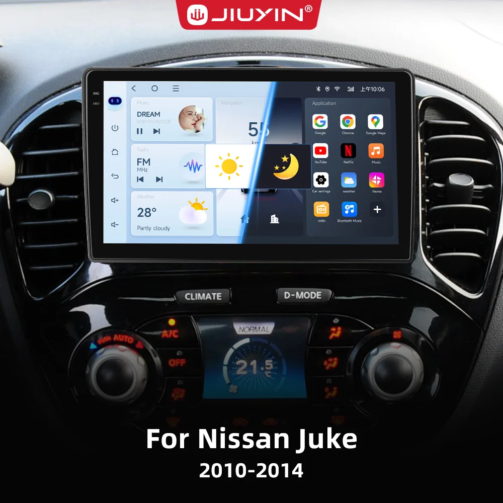 

9inch Car Radio For Nissan Juke YF15 2010 - 2014 Carplay 4G Multimedia Video Player GPS Autoradio AI Voice 2 Din Android Auto BT