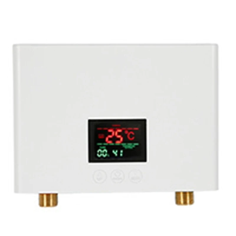5500W Durchlauferhitzer Badezimmer Küche Wand Montiert Elektrische Wasser Heizung LCD Temperatur Display mit Fernbedienung