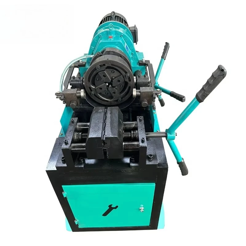 Construction Engineering Rebar Thread Rolling Machine High Rigidity Steel Bar Thread Roller For Rebar Coupler Matching