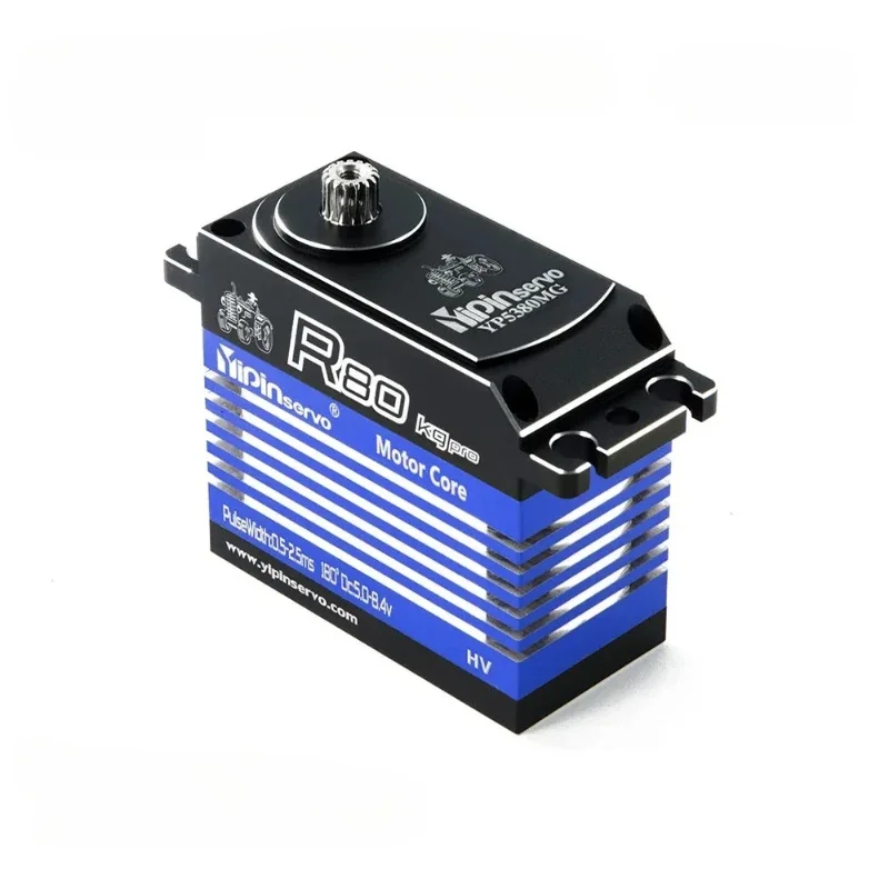 FyOriginal GX Yipin 80KG Metal HV High Torque Brushed Waterproof Core Motor Servo's voor 1/5 1/6 Model Auto Accessoires KRATON SCX6