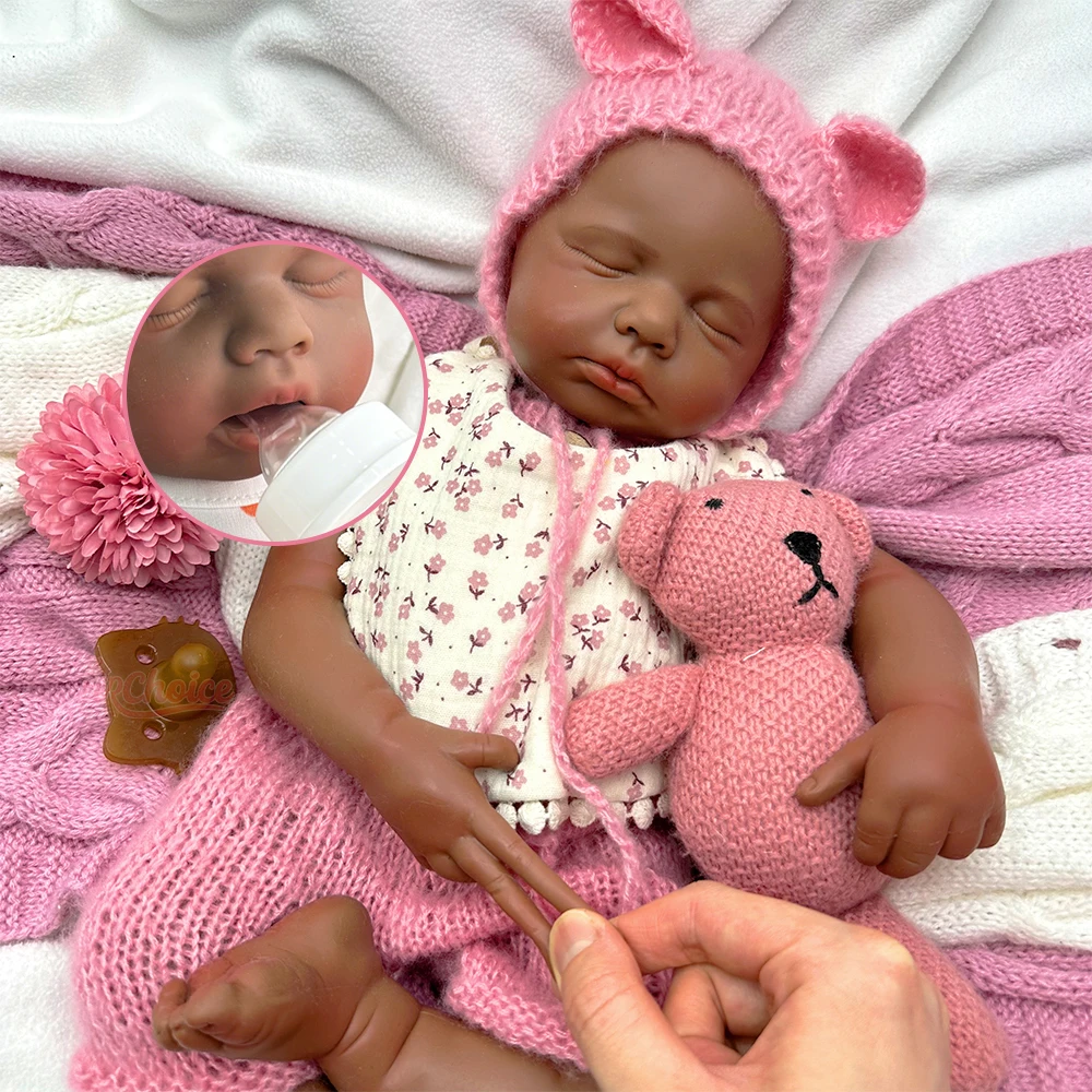 Realistic Skin Veins Loulou 20Inch Full Soft Silicone Reborn Doll Lifelike Weighted Doll Emotional Support for Elderly