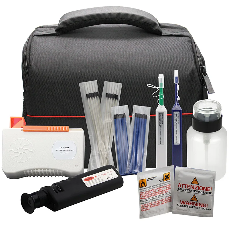 

Fiber Cleaning Kit / Fiber Cleaning Swabs / Cleaning Tapes / Cleaning Pens / Wipes / Cleaning Agent Bottles