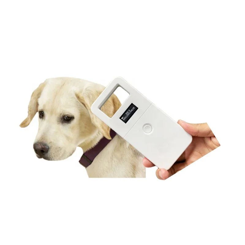 Best price FDX-B RFID microchip reader for pet livestock animal ear tag light portable chip scanner USB 134.2kHz ISO11784/5