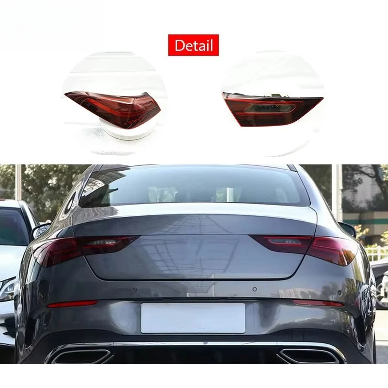 

GUGO для 2024 MERCEDESBENZ CLA-Class W118 светодиодный задний фонарь с красной прозрачной линзой, новое положение сзади, напряжение 12 В 24 В