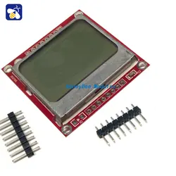 Nokia 5110 LCD Red Screen Nokia LCD Module Red PCB Display