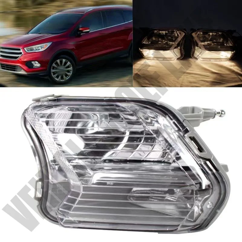 

Car accessories For Ford Escape Kuga 2017 Left Side Front Bumper Fog Lights Fog Lamp With Bulbs GJ5Z-13200-D