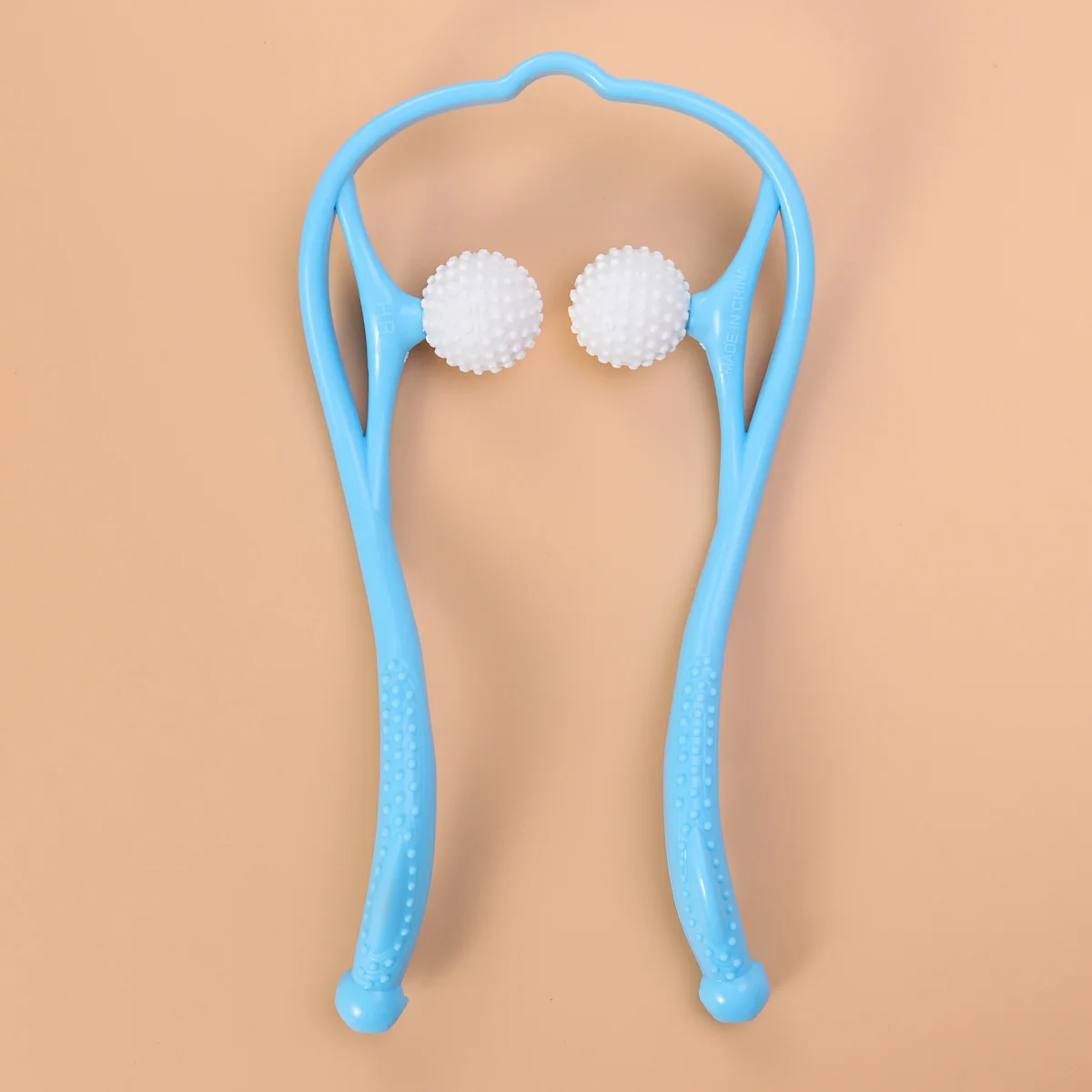 

2Pcs Handheld Neck Massager Cervical Massage Roller Muscle Relaxation Pain Relief Office Home Use Neck Massager