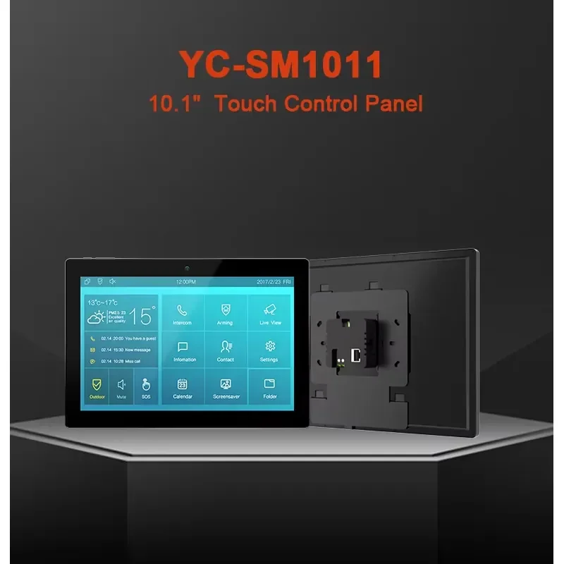 Smart Home Wall Mount 10.1 Inch Automation System Control Touch Screen POE WiFi Zigbee Linux Electric Panel Tablet
