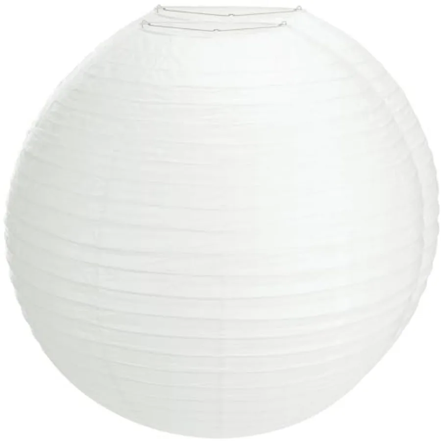 

2 Pack Paper Lanterns 30 Inch Large White Hanging Lanterns Jumbo Round Ball Luminary for Wedding Party Birthday Home DIY Craft