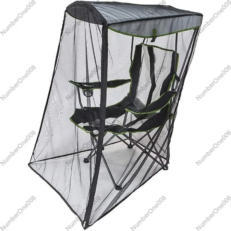 Outdoor Swing Canopy Mosquito Net, Patio Chair Bug Screen Cover, Modern Garden Shade Mesh Netting for Porch