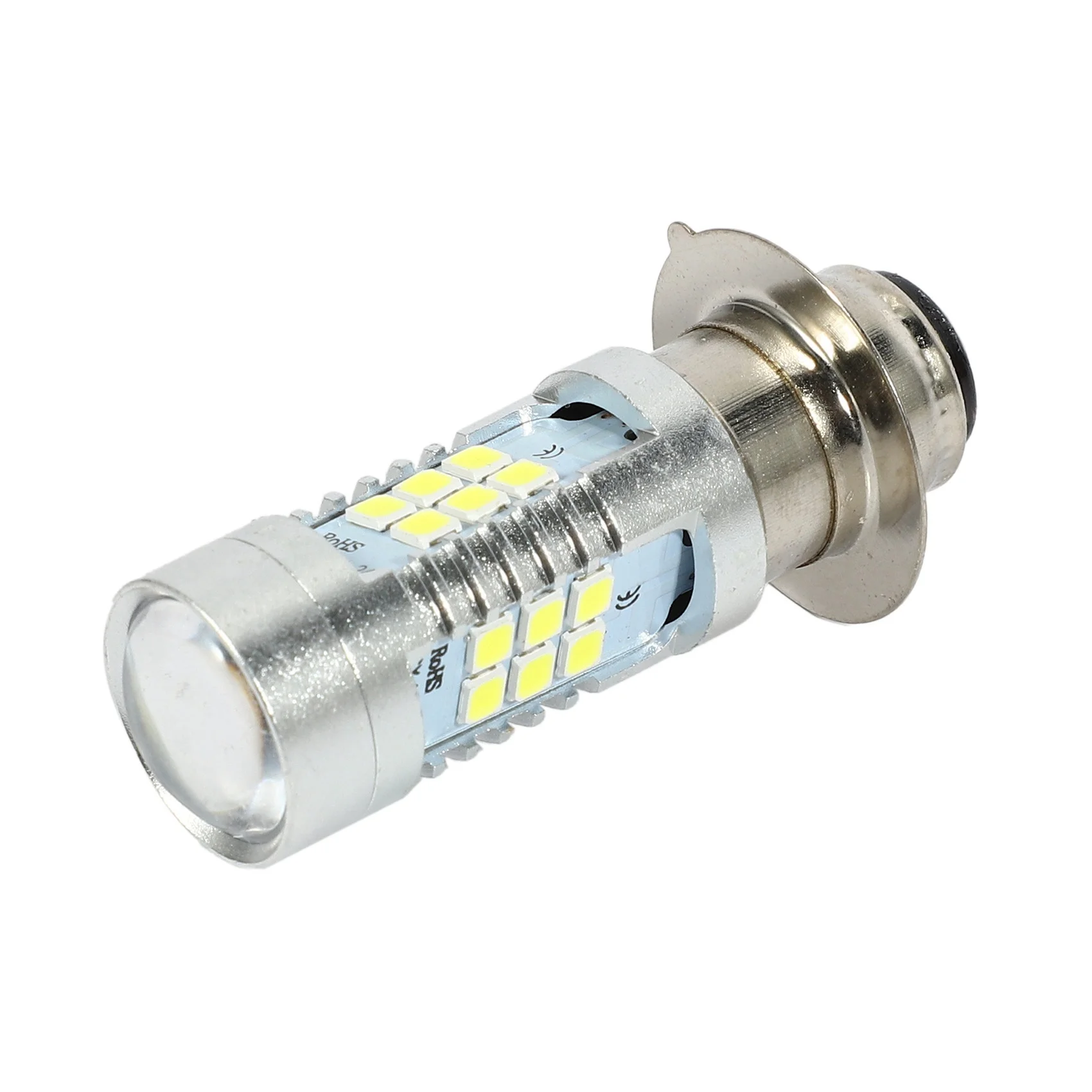 H6 Single-Claw Motorcycle 3030 21SMD Led Headlight Head Light Lamp Bulb 1200LM White 21W